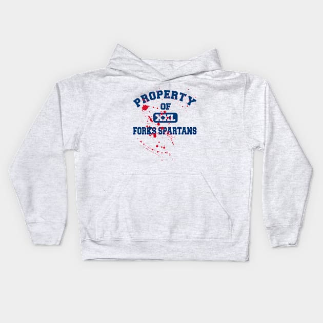 Property of Forks High Kids Hoodie by Pixhunter